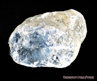 Hexenshop Dark Phönix Coelestin Druse Rohstein Halbedelstein 515g